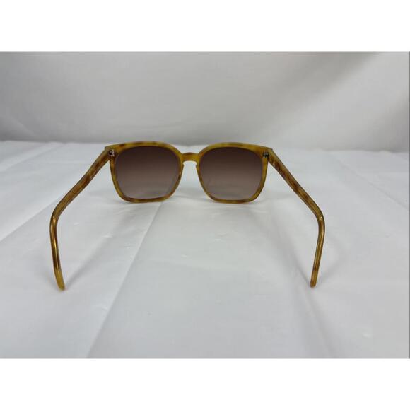 Liz Claiborne Square Light Tortoise Shell Sunglasses - Picture 3 of 8